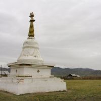 Buddhist stupa "Nirvana" in Ka-Khem town, Суть-Холь