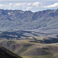 хребет Цаган-Шибету, вид с Монгун-Тайги, Тээли