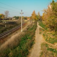 Early autumn and railroad (08.10.2011), Алексин