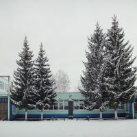Во дворе Арсеньевской школы, Арсеньево