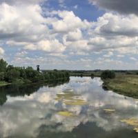 г. Ефремов, река Красивая Меча (панорама с моста), Ефремов