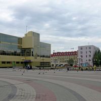 Пешеходная зона в центре Нефтеюганска, Нефтеюганск