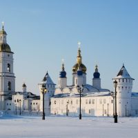 Утренний взгляд на зимний кремль, Тобольск