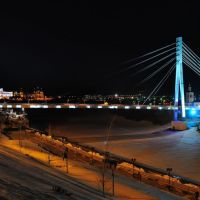 Панорама моста Влюблённых, Тюмень