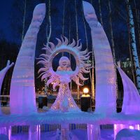 Богиня солнца. Ледовые скульптуры 2011, Ханты-Мансийск