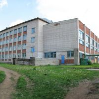 Школа №6. Вид с северо-запада (панорама)., Воткинск
