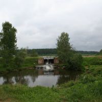 Плотина пруда на речке Сюмсинка, Сюмси