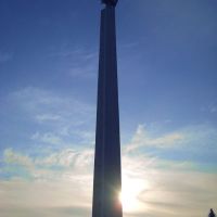 Закат у обелиска, Ульяновск
