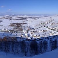 панорама со Школьной горы, Уральск