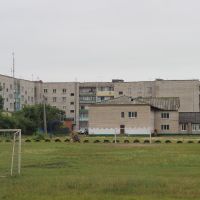 Стадион школы и дом Кагыкина 32, Ленинское
