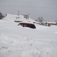 На улице Николаевска после снежной бури, Николаевск-на-Амуре