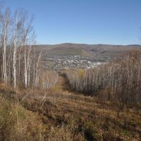 Obluchye (2012-10) - View downhill, Облучье