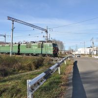 Obluchye (2012-10) - Railway crossing, Облучье