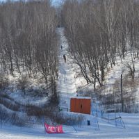 Obluchye (2013-02) - Ski lift at work, Облучье