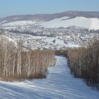 Obluchye (2013-02) - Downhill to town, Облучье
