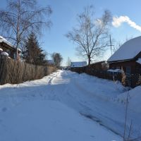 Obluchye (2013-02) - Street view in north eastern town area, Облучье