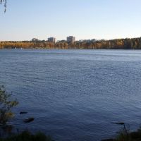 Вид на озеро Синара, город / View at the lake Sinara and the town (03/10/2007), Снежинск