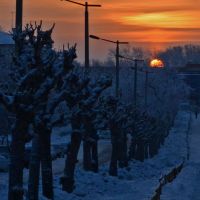 Cold sunrise, Озерск