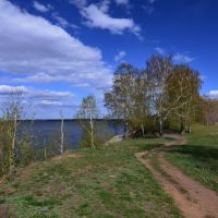 road along the lake, Озерск