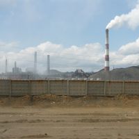 Industry in the city of Karabash, Карабаш