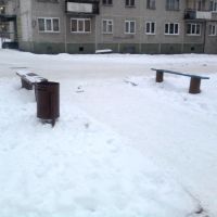 Скамейки на ул. Ленина, Катав-Ивановск
