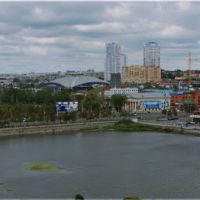 Набережная реки Миасс (сентябрь 2010), Челябинск