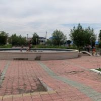 Фонтаны в парке, Забайкальск, 2011, Забайкальск