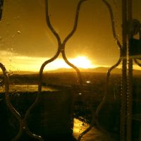 Закат окно дождь, Краснокаменск