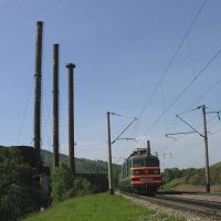 Транссиб вдоль завода, Петровск-Забайкальский