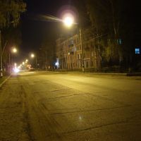 Проспект ночью, Канаш