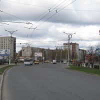 Изгиб улицы Винокурова  /  Bending Vinokurov Street, Новочебоксарск