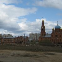 Вид на Владимирскую обитель  /  View on Vladimir farmstead, Новочебоксарск