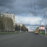 Улица Винокурова (Вид на запад)  /  Vinokurov Street (View on west), Новочебоксарск