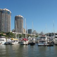 Boats at Brisbane River, Брисбен