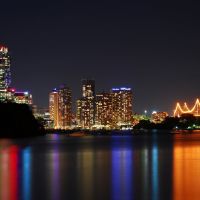 Brisbane City Riverside by Night HDR, Брисбен