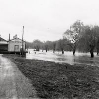 Armidale in Flood c1950, Butter factory, Армидейл