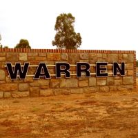 Welcome Sign - Warren, NSW, Гоулбурн