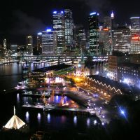 Circular Quay Night ② Sep.2004, Сидней
