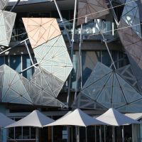 Federation square - Architects:  Don Bates and Peter Davidson of Lab Architecture Studio, Мельбурн