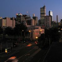 Blick auf Melbourn vom Hostel aus, Мельбурн
