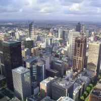 Melbourne - View from Rialto Tower, Мельбурн