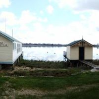 Boat Houses, Lake Wendouree, Ballarat, Victoria, Балларат
