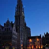 Antwerpen, Grote Markt * OLV Kathedraal, Антверпен