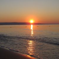 Albena beach; Sunrise, Албена