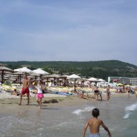 Beach in Albena, Bulgaria, Албена