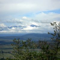 Панорама към Рила от Осогово, Кюстендил