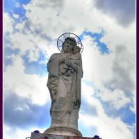 Haskovo - monument Virgin Mary with Jesus, Хасково