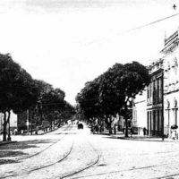 Belém Antiga, do início do século XX - Veja foto atual dessa avenida:  http://www.panoramio.com/photo/63941110?tag=Av.%20Nazar%C3%A9, Белен