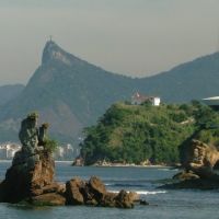 Pedra do Índio, Ilha da Boa Viagem, MAC, Pedra da Gávea e Corcovado - Niterói - RJ - Brasil - by LAMV, Нитерои