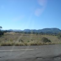 Paisagem na Plantação de Arroz e no Morro, Agudos - RS, Сантана-до-Ливраменто